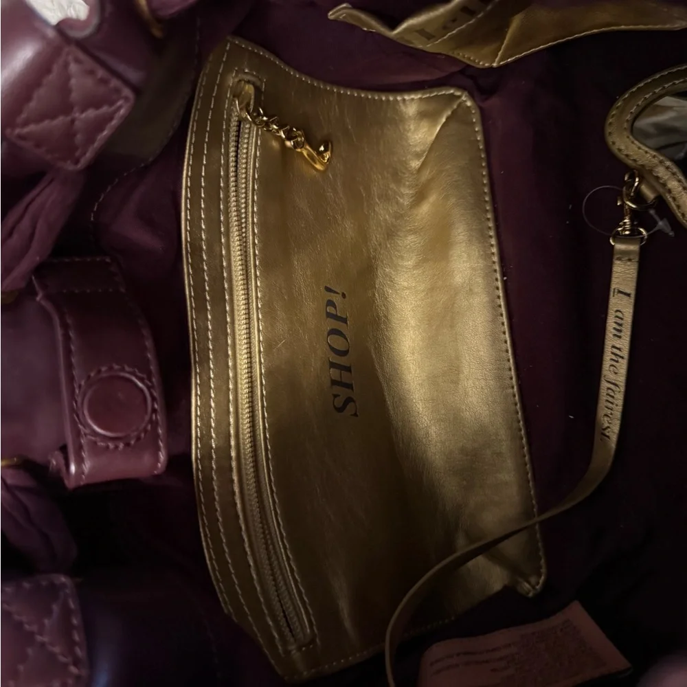 Juicy Couture Pink and Burgundy Shoulder Bag - Picture 7 of 9